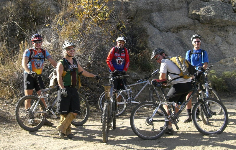 The group: Charlie, Hoser, Sean, Brad, Steve.